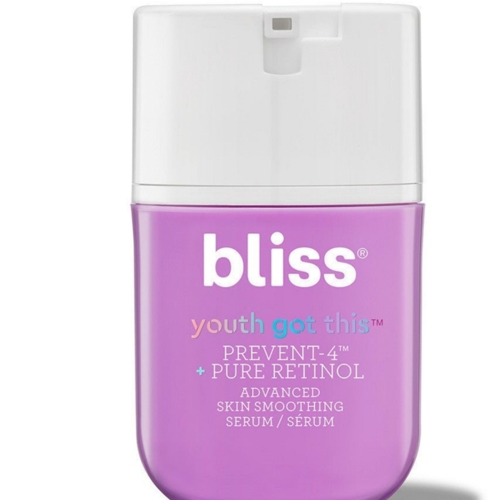 Bliss Youth Got This Prevent-4 + Pure Retinol Adv. Skin Smoothing Serum 20ml NIB